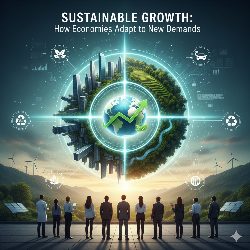 Sustainable Growth: How Economies Adapt to New Demands Sustainable Growth How Economies Adapt to New Demands.